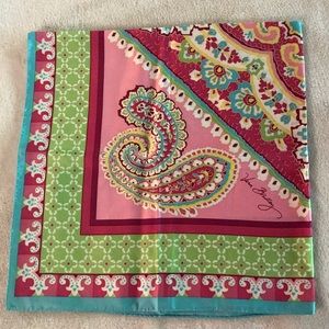 Vera Bradley silk scarf limited ed. Capri Melon